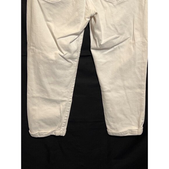 Denizen By Levis Womens Modern Crop White Jeans size 32 - Picture 6 of 9